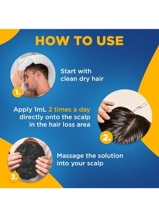 6-Pack Minoxidil 5% Extra Strength Hair Regrowth Solution – 60ml Bottles