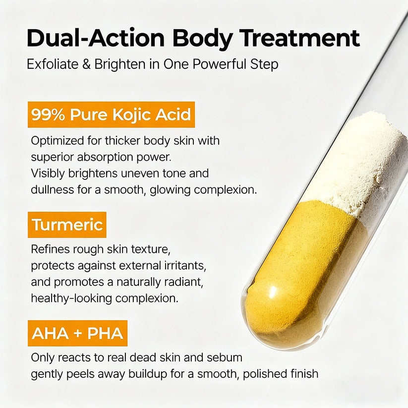 Alzarii Peel Shot - Kojic + Turmeric Body Peel Spray