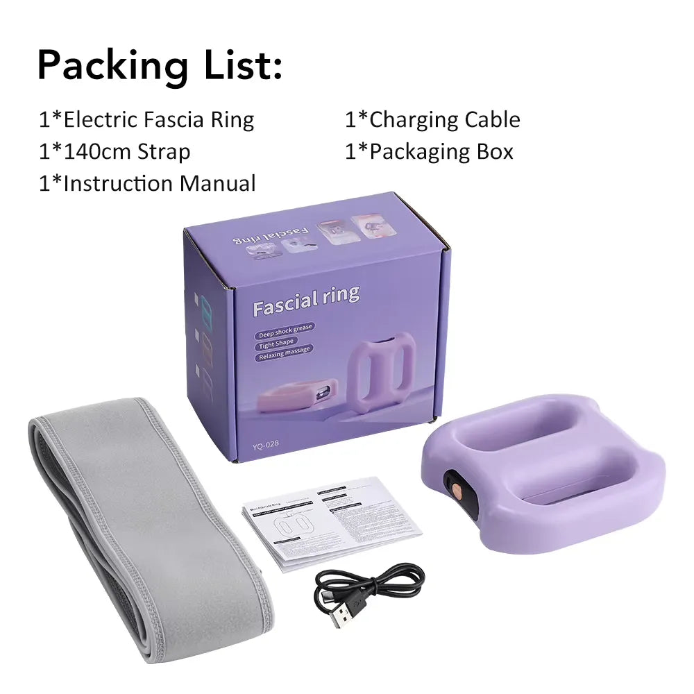 Electric Fascia Massager Ring – Deep Vibration for Muscle Relaxation