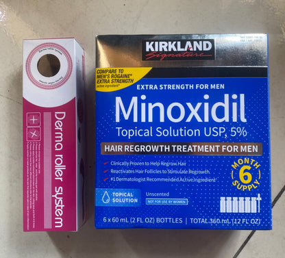 6-Pack Minoxidil 5% Extra Strength Hair Regrowth Solution – 60ml Bottles